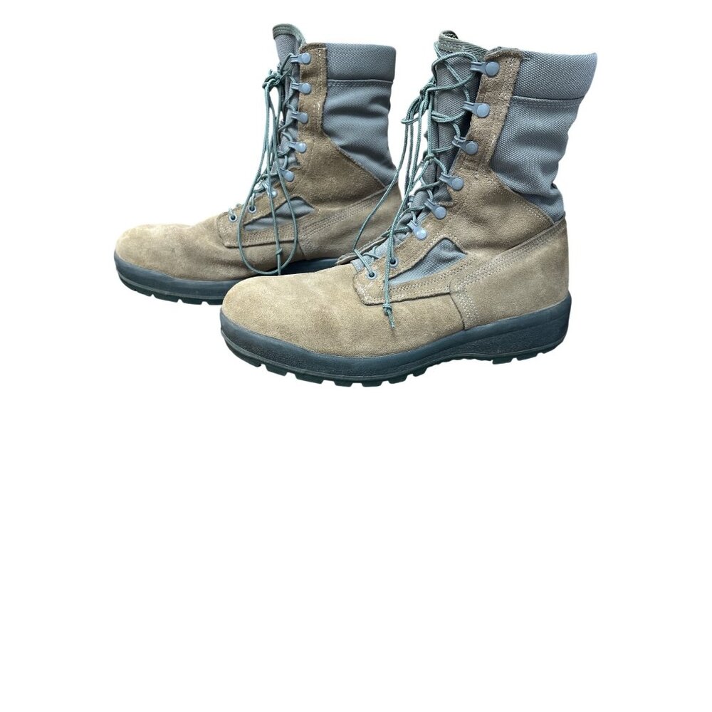 Belleville Gortex Mens Tan Suede Tacticle Combat Boots Sz 13W SKU 9398 - Picture 3 of 13